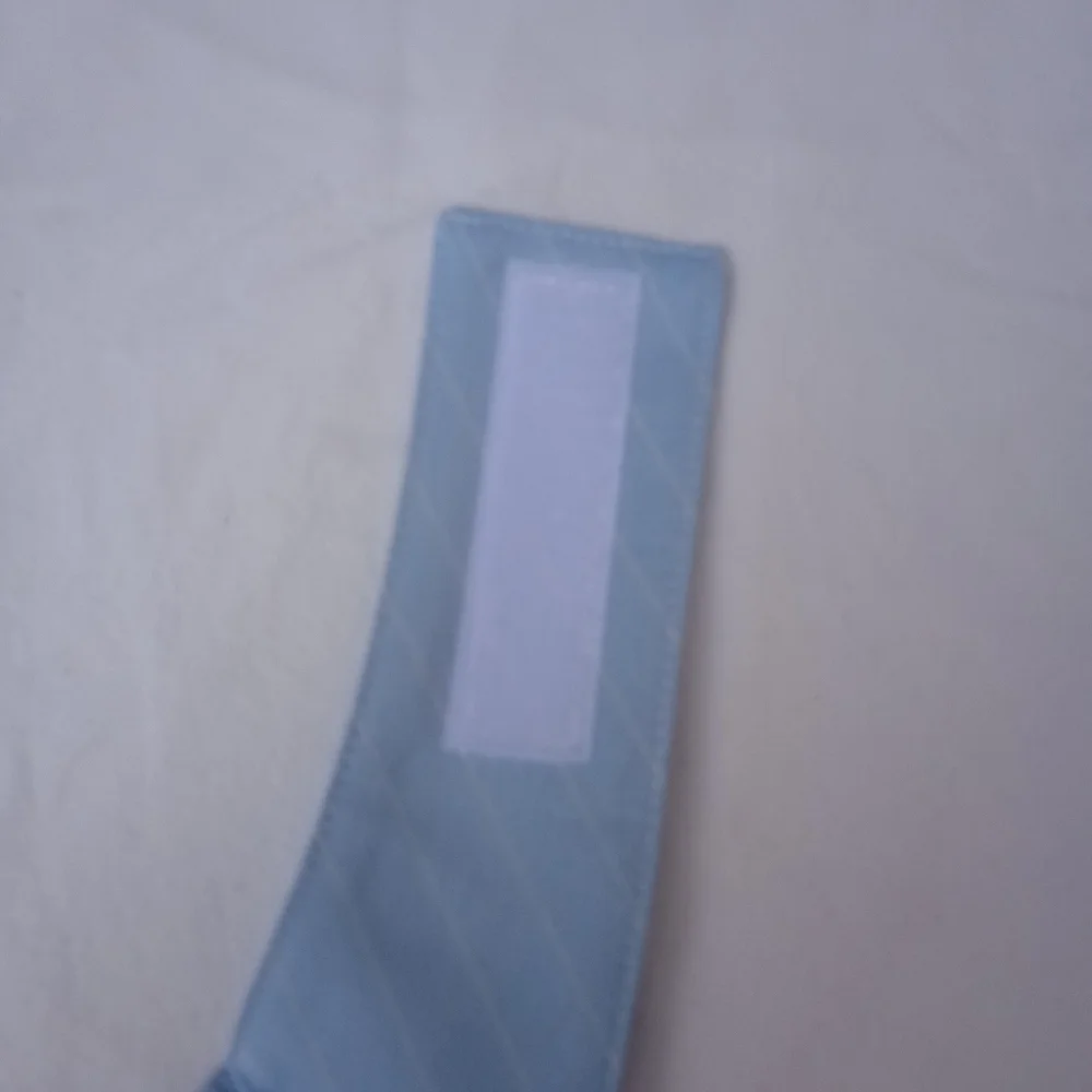 MOAIYU Light Blue Tuxedo Dog Bandana Collar Wedding Formal Medium Large